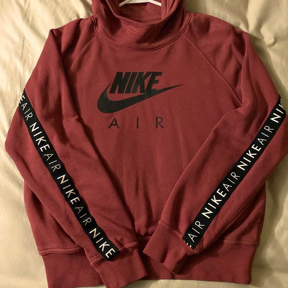 Maroon Nike Air hoodie size medium
